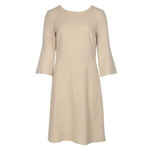Goat Pandora Shift Dress in Cream Wool